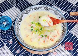 豆浆蟹柳蒸水蛋(经典粤菜)的做法图解16