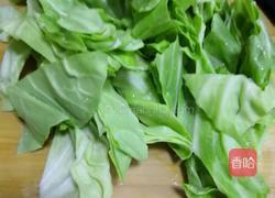 圆白菜炒木耳的做法图解3