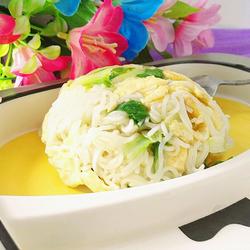 快手青菜鸡蛋面的做法[图]