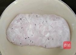 黑糖蜂蜜芝麻紫薯饼的做法图解3
