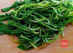 清炒萝卜菜的做法图解1