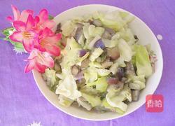 茄子炒卷心菜的做法图解12