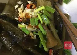 Illustration of how to make cold seaweed bamboo shoots 14