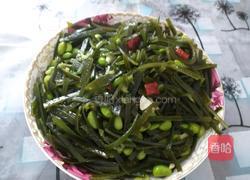 毛豆米炒海带的做法图解9