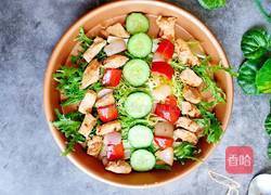 清爽低脂鸡肉沙拉的做法图解1