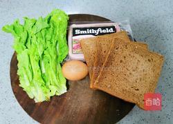 快手三明治的做法图解1