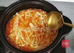 金针菇番茄牛肉煲的做法图解19