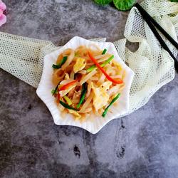 鸡蛋炒米皮的做法[图]