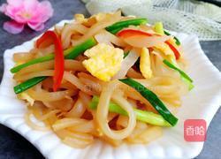 鸡蛋炒米皮的做法图解8