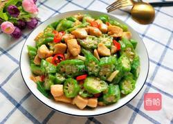秋葵炒鸡丁的做法图解20