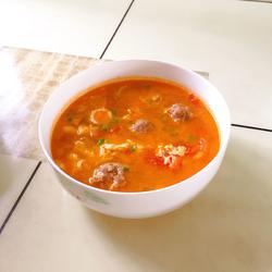 西红柿肉丸汤的做法[图]