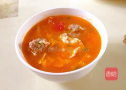 西红柿肉丸汤的做法图解12