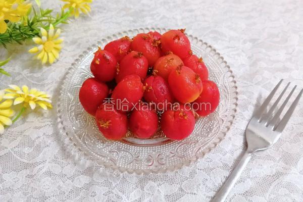 桂花蜜淋小番茄