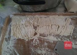 茄子卤手擀面的做法图解4