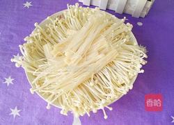 金针菇蒸西红柿的做法图解4