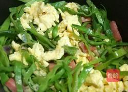 梅豆角炒火腿鸡蛋的做法图解4