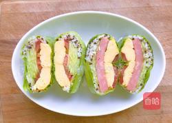 减脂早餐—生菜包饭卷的做法图解8