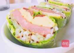 减脂早餐—生菜包饭卷的做法图解10