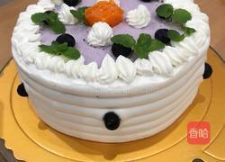 巧克力蓝莓蛋糕的做法图解1