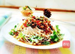 凉拌金针菇的做法图解6