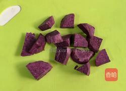紫薯牛奶布丁的做法图解1