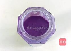 紫薯牛奶布丁的做法图解4