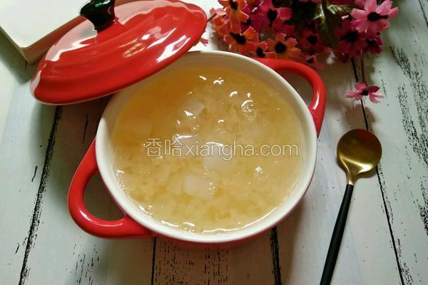 椰果银耳羹
