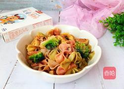 宝宝鱼肠蝴蝶面的做法图解12