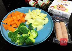 香肠烤土豆的做法图解1