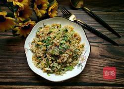 油菜蛋炒饭的做法图解9