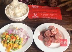 牛肉肠炒饭的做法图解1