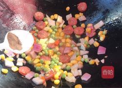 牛肉肠炒饭的做法图解4