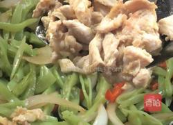 扁豆炒肉的做法图解9