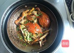 香辣梭子蟹炒年糕的做法图解11