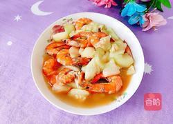 西葫芦炒虾的做法图解11