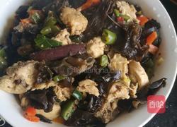 鸡肉炖木耳的做法图解8