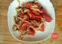 西红柿炒蘑菇的做法图解3