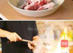 Illustration of how to make mutton pot 1