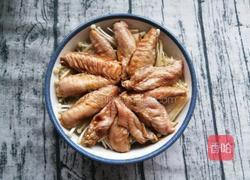 蒸鸡翅金针菇的做法图解9