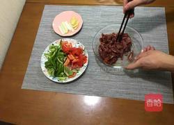 青椒牛肉的做法图解2