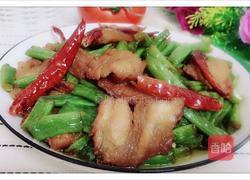 五花肉炒四季豆的做法图解7