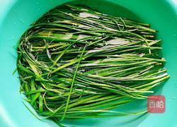 豆腐干韭菜炒虾的做法图解5