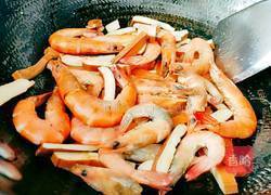 豆腐干韭菜炒虾的做法图解11