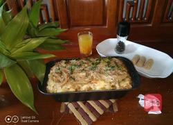 金针芝士牛焗饭的做法图解16