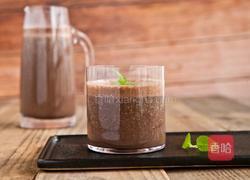 秋葵可可思慕昔的做法图解4