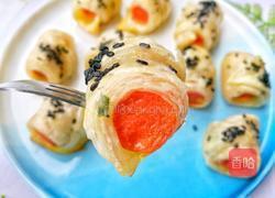 酥到掉渣的的香肠酥皮卷的做法图解12