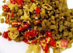 拿肉都不换的 (清炒酸豆角） 的做法图解3