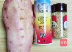 干酪粉香煎红薯的做法图解1