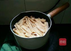 香辣凉拌腐竹的做法图解3