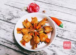 胡萝卜苦瓜酿鸡翅的做法图解17